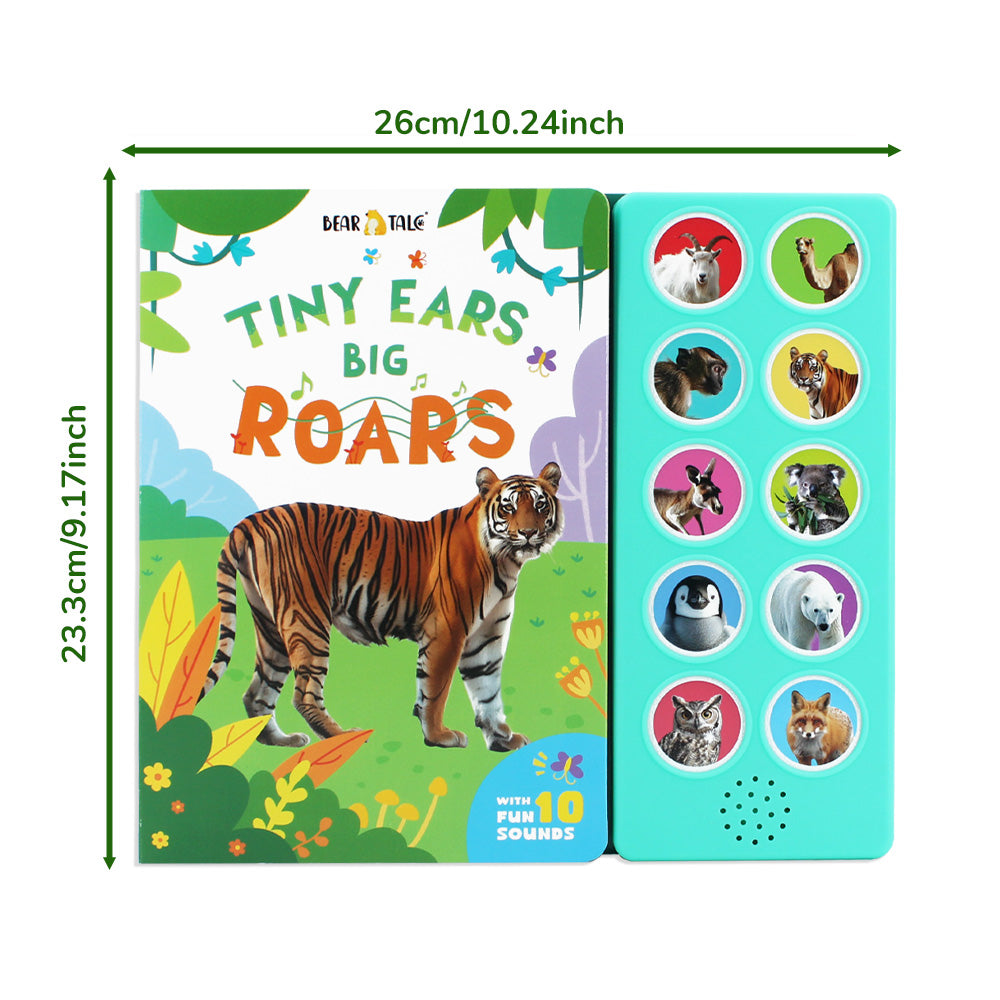 Tiny Ears Big Roars - Sound Book
