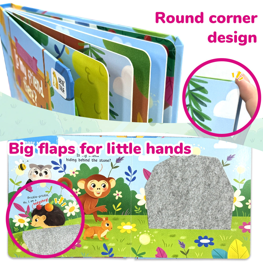 Little Animals: Is My Friend There? - Life the Flap Book | BearTale × Alina Slyshik