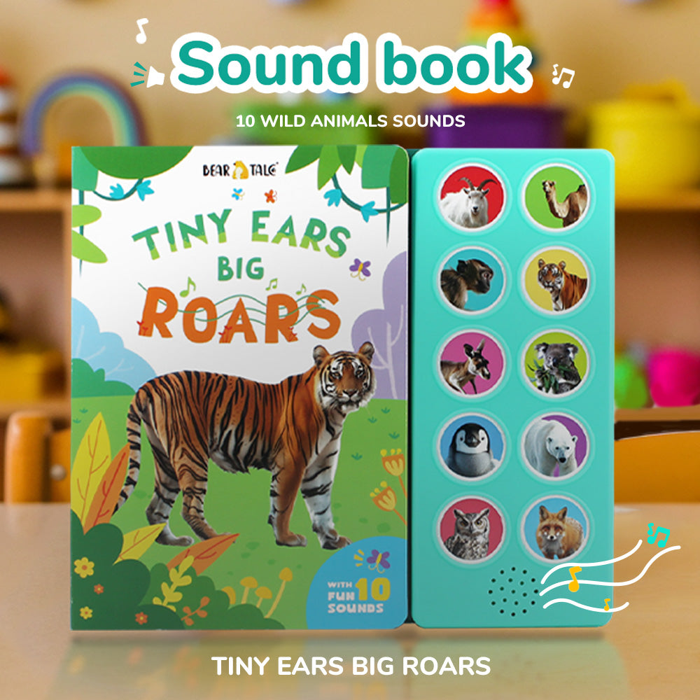Tiny Ears Big Roars - Sound Book
