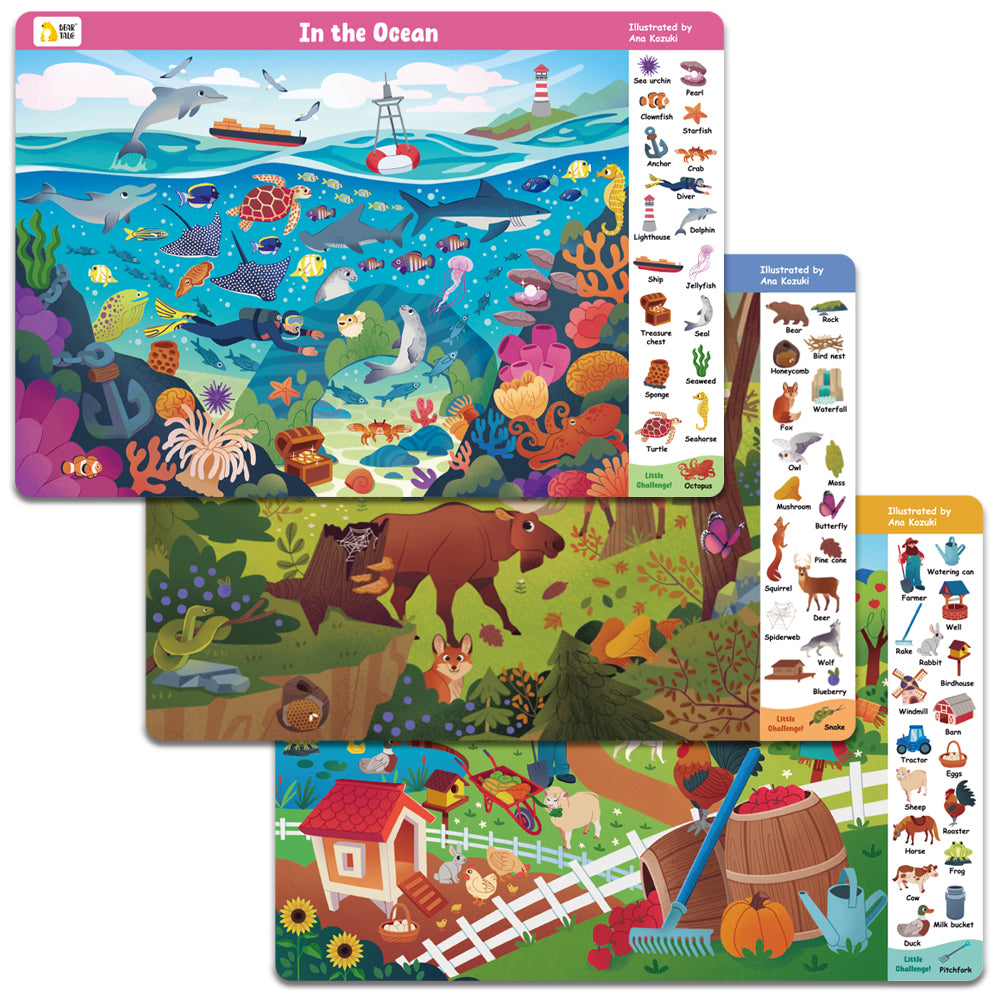 Search & Find 18 Life Scenes | BearTale × Ana Kozuki