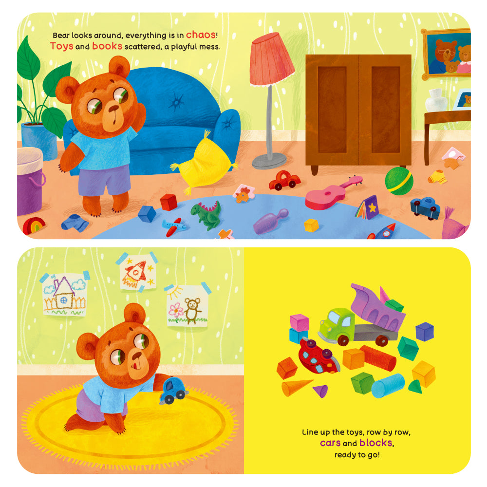 Habit Pals Push Pull Slide Kids Activity Book -Bear&