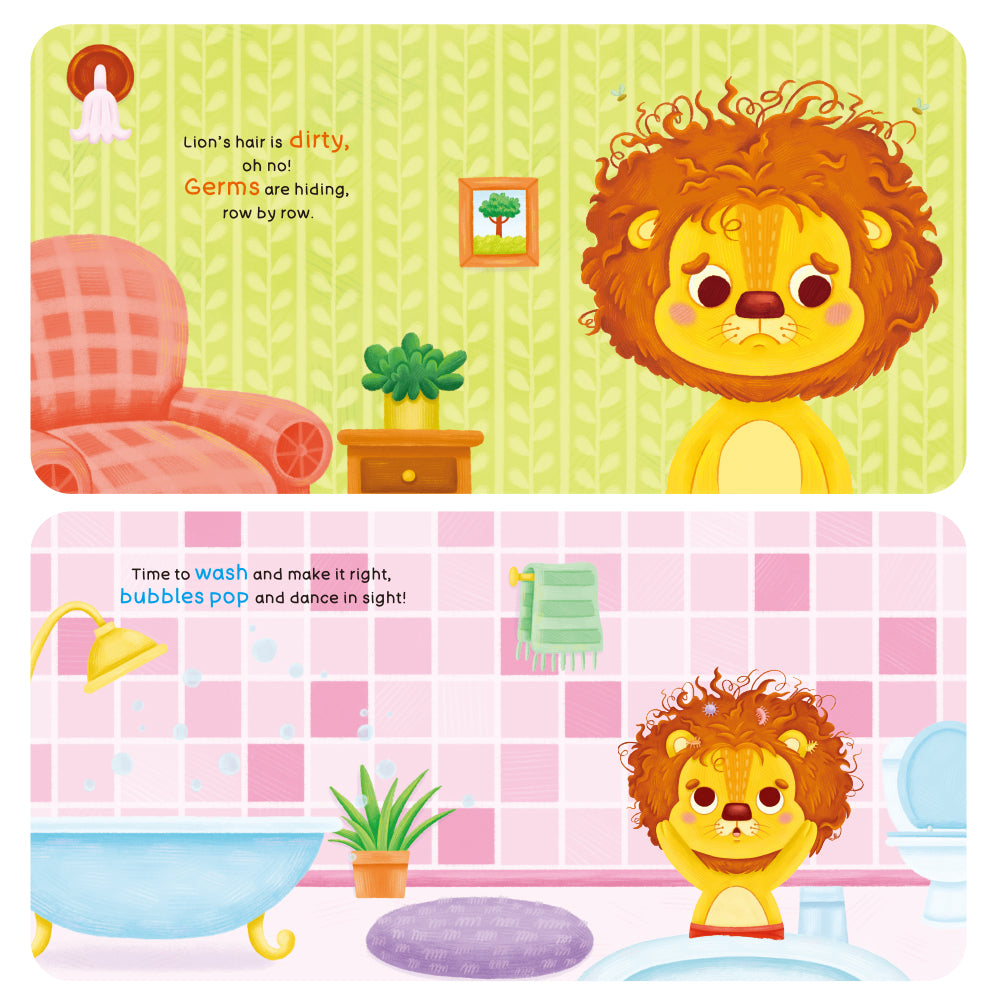 Habit Pals Push Pull Slide Kids Activity Book - Lion&