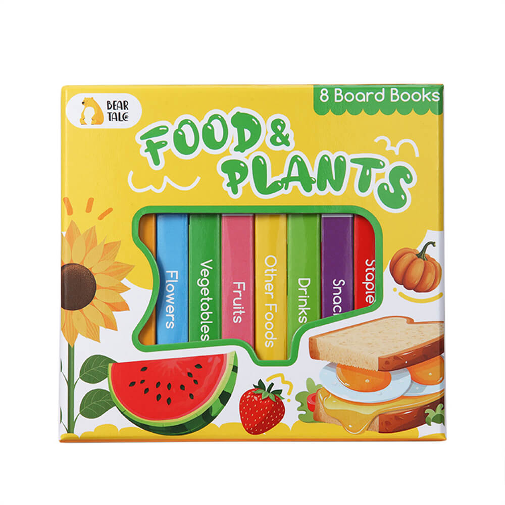 FOOD & PLANTS 8 Board Books