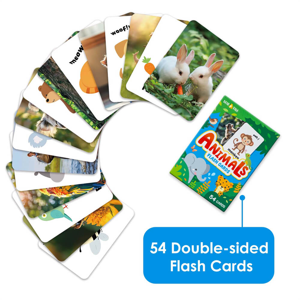 ANIMALS 54 Flash Cards