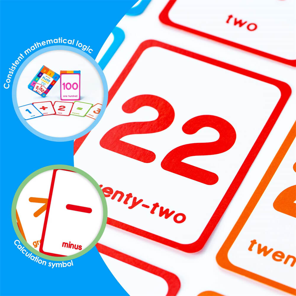 Numbers 0-100 Flash Cards