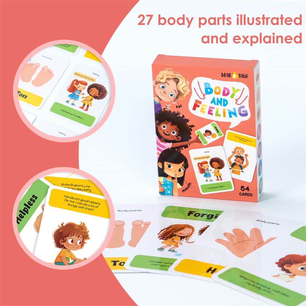BODY AND FEELING 54 Flash Cards