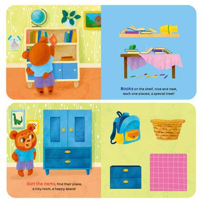 Habit Pals Push Pull Slide Kids Activity Book -Bear&