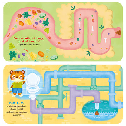 Habit Pals Push Pull Slide Kids Activity Book - Tiger&