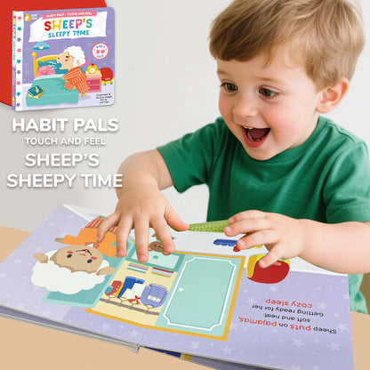 Habit Pals Push Pull Slide Kids Activity Book - Sheep&