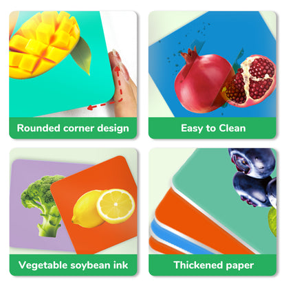 Spanish Fruits &amp; Vegetables Flash Card