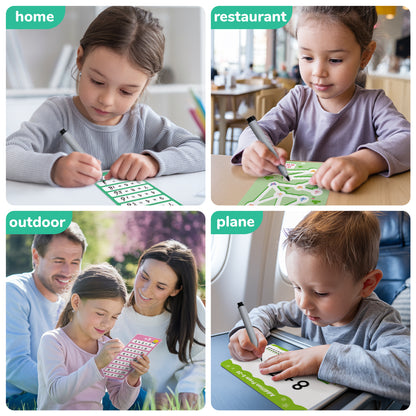 Spanish Fun Math Cards Flash Card