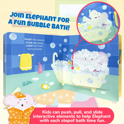 Habit Pals Push Pull Slide Kids Activity Book - Elephant&