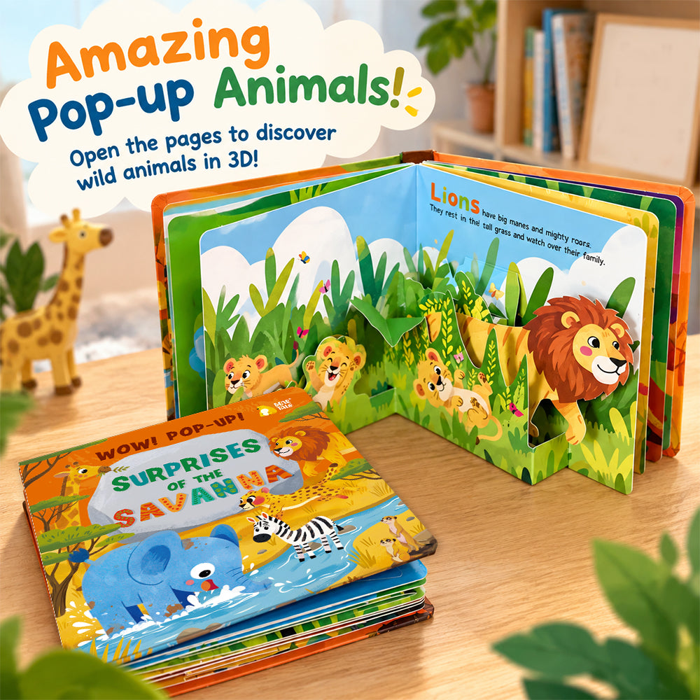 Wow Pop-up! Surprises of the Savanna