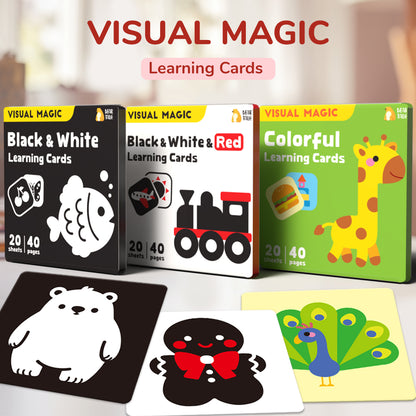 Black &amp; White &amp; Red Learning Cards