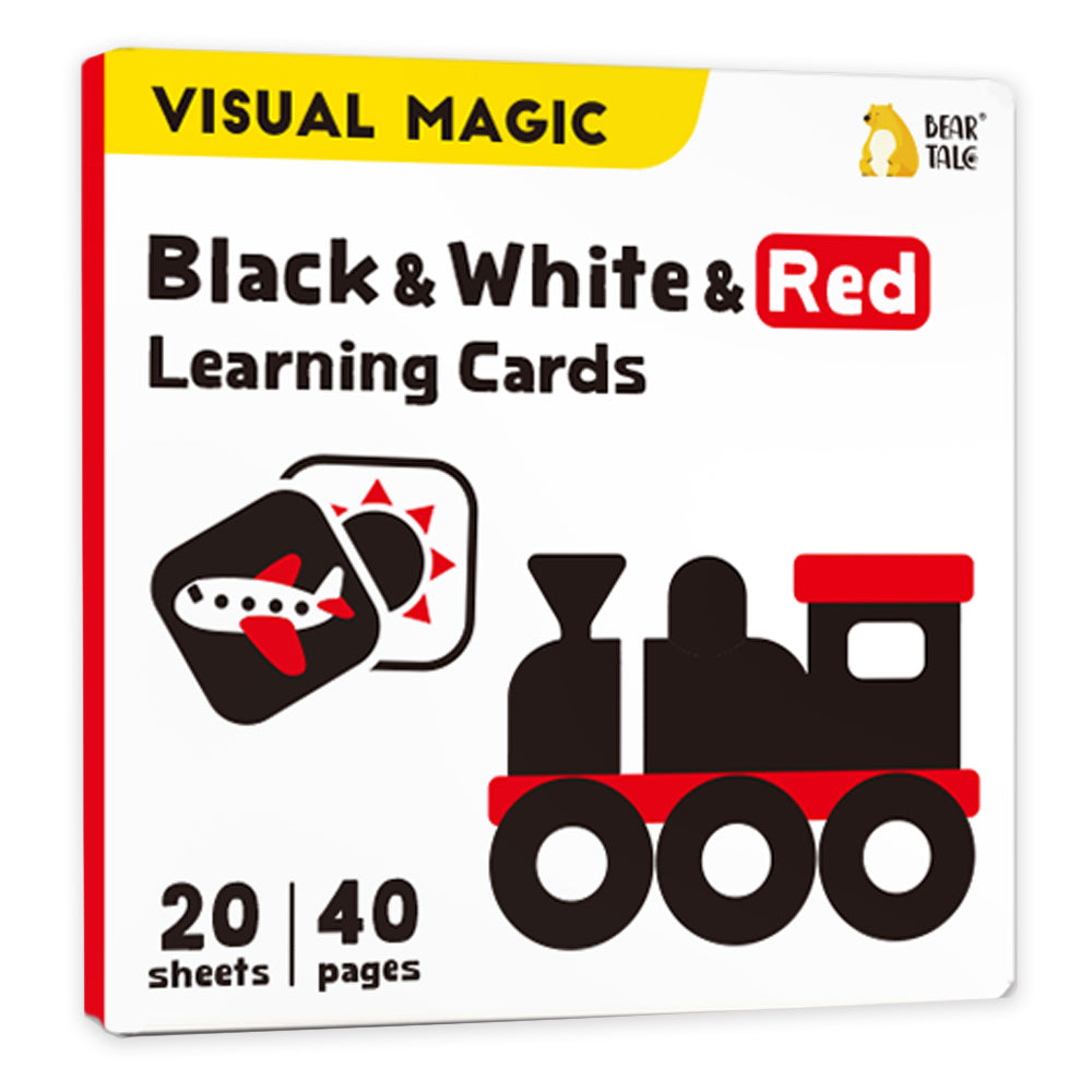 Black &amp; White &amp; Red Learning Cards