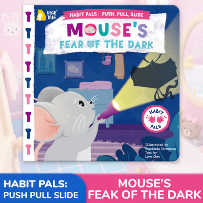 Habit Pals Push Pull Slide Kids Activity Book -Mouse&