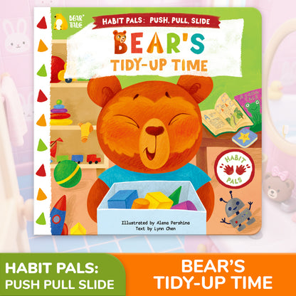 Habit Pals Push Pull Slide Kids Activity Book -Bear&