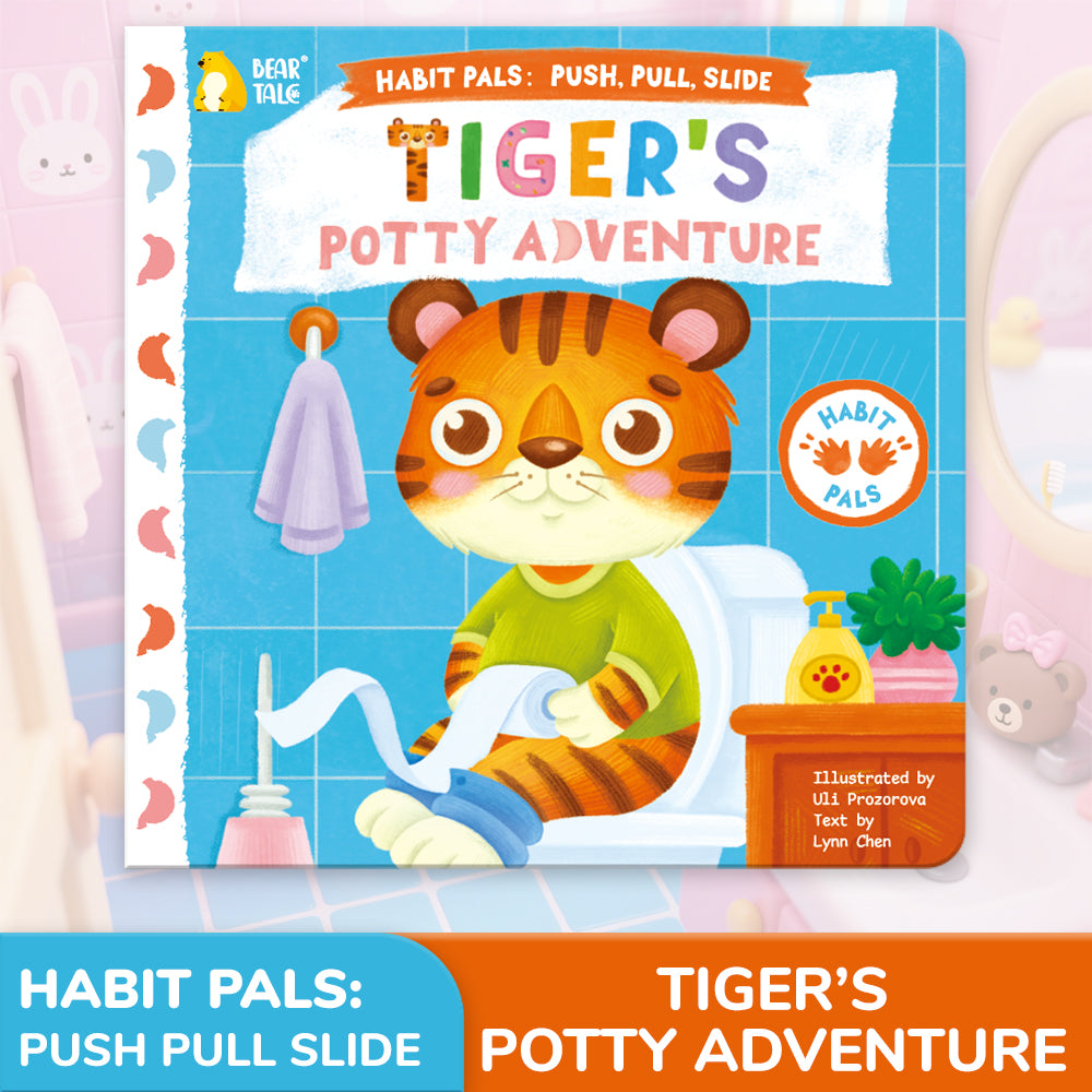 Habit Pals Push Pull Slide Kids Activity Book - Tiger&
