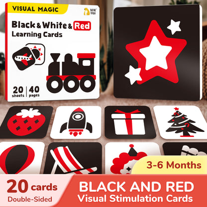 Black &amp; White &amp; Red Learning Cards