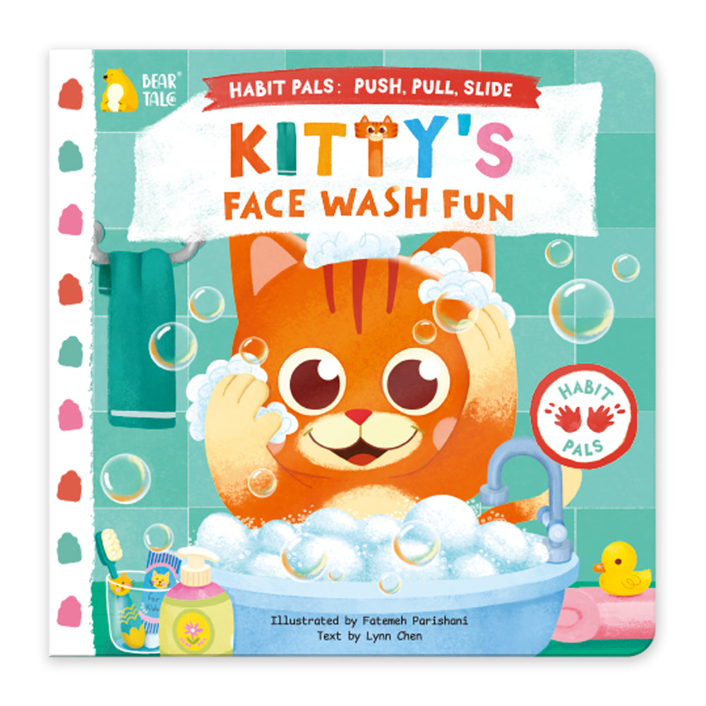Habit Pals Push Pull Slide Kids Activity Book - Kitty&