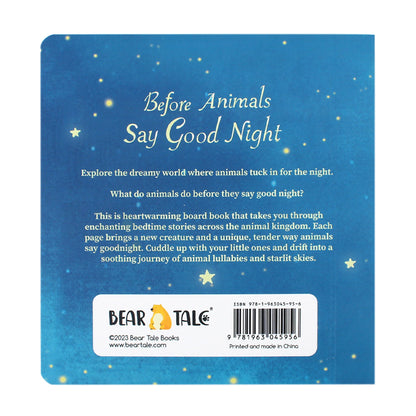 Before Animals Say Good Night
