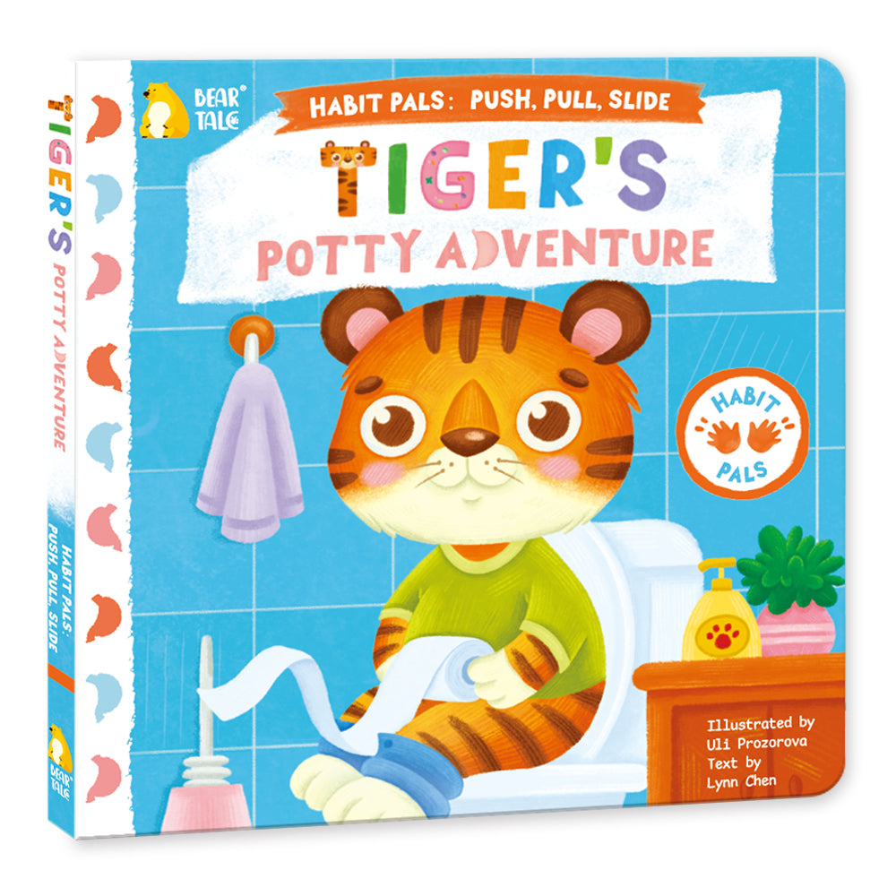 Habit Pals Push Pull Slide Kids Activity Book - Tiger&