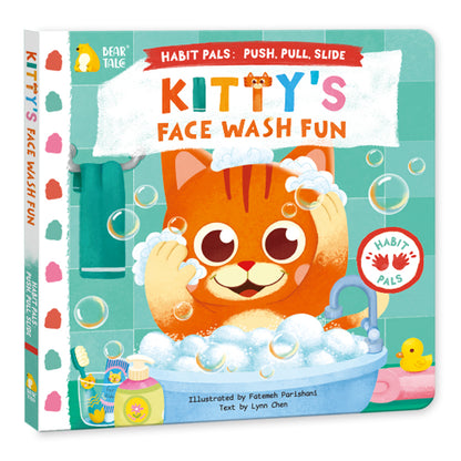 Habit Pals Push Pull Slide Kids Activity Book - Kitty&