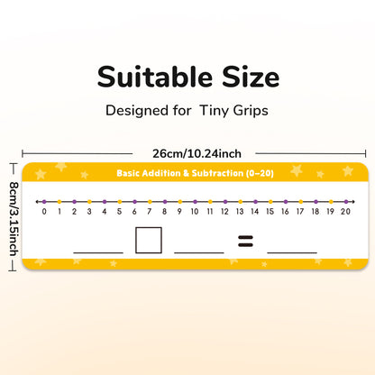 Erasable Arithmetic Cards - 24 Cards With 2 Pens
