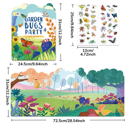 Sticker Book, Garden Bugs Party, Dance and Fly! | BearTale × Paridhi P Apte