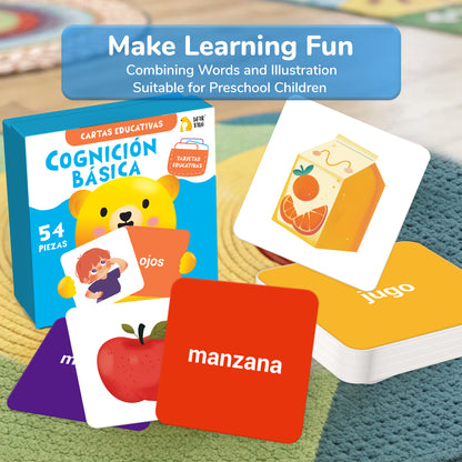 Spanish Basic Cognition Flash Card