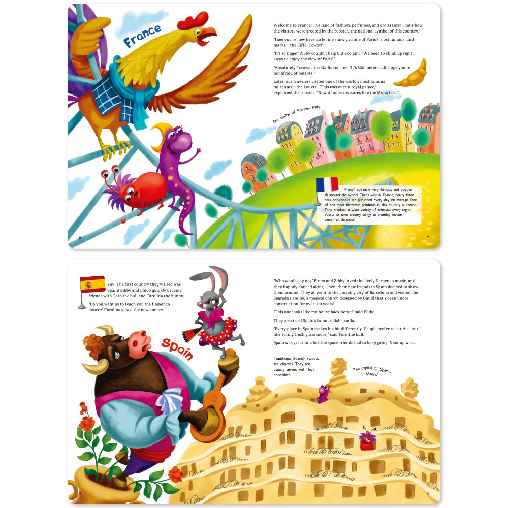 The Adventure of Aliens Zibby and Flubo on Earth BearTale × Yulia Radich