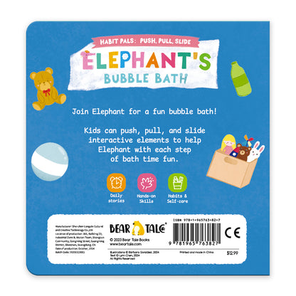 Habit Pals Push Pull Slide Kids Activity Book - Elephant&