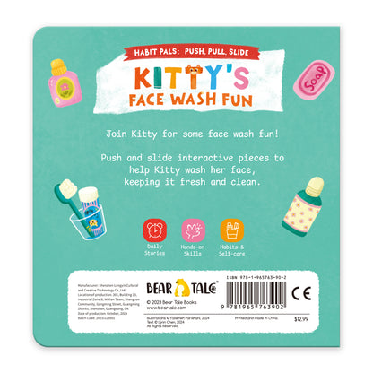 Habit Pals Push Pull Slide Kids Activity Book - Kitty&