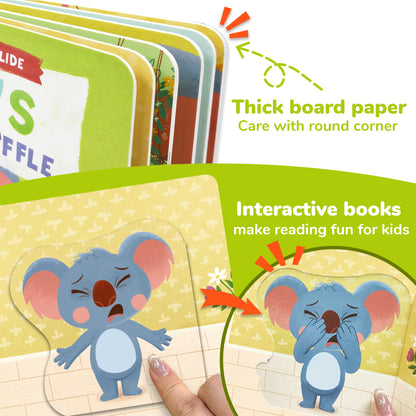 Habit Pals Push Pull Slide Kids Activity Book - Koala&