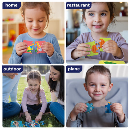 4 in a Box Joyful Puzzle Play - Christmas