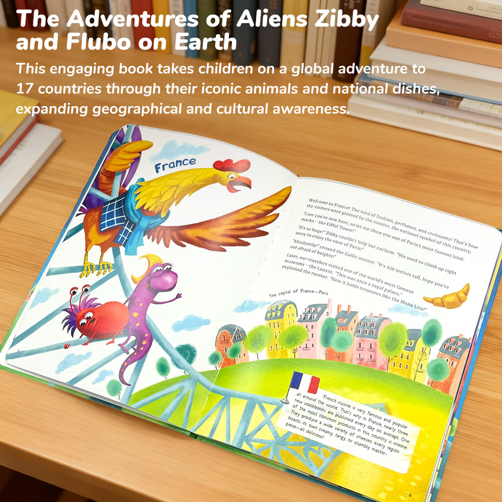 The Adventure of Aliens Zibby and Flubo on Earth BearTale × Yulia Radich