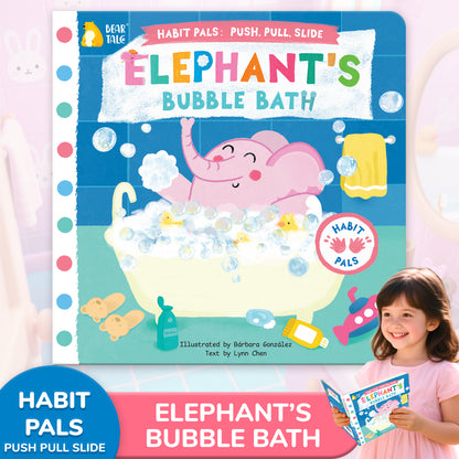 Habit Pals Push Pull Slide Kids Activity Book - Elephant&