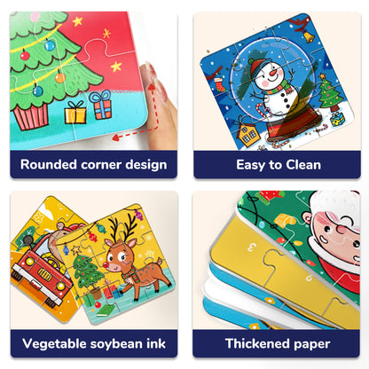4 in a Box Joyful Puzzle Play - Christmas