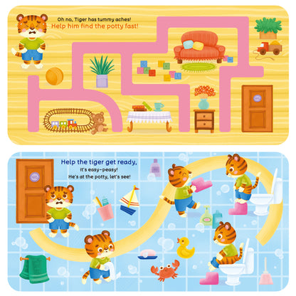 Habit Pals Push Pull Slide Kids Activity Book - Tiger&